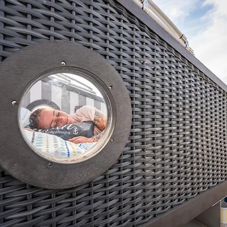 Schlafstrandkorb Nr 4 Luksusowy namiot *