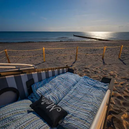 Schlafstrandkorb Nr 4 Luksusowy namiot Kellenhusen