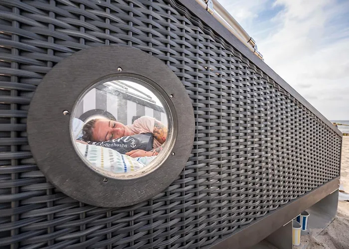 Schlafstrandkorb Nr 4 Luxe tent *