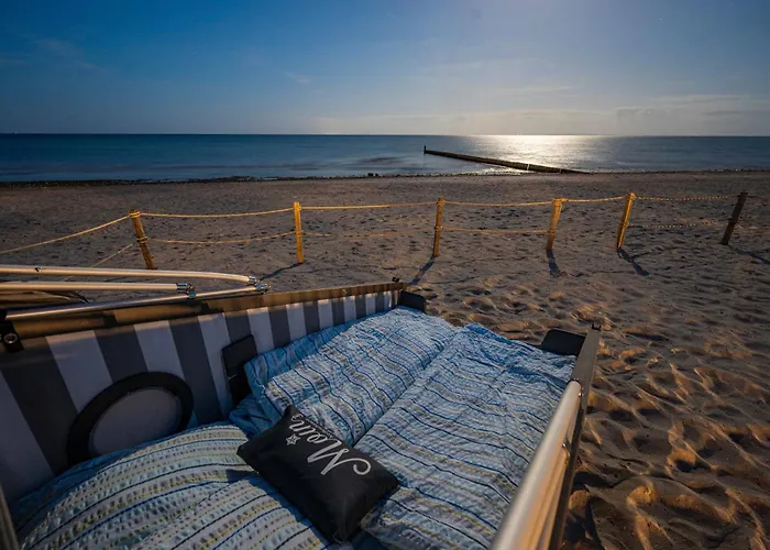 Schlafstrandkorb Nr 4 Luxe tent Kellenhusen